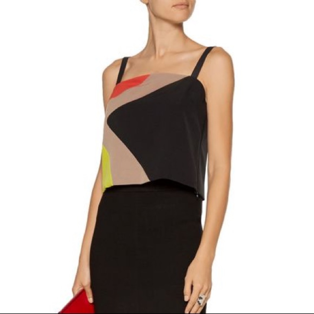 Milly Color Block Tank (Black)